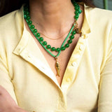 Ellen Beekmans Gemstone Ketting, Groen