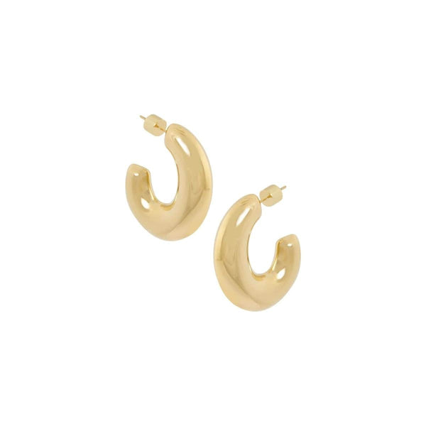 Ellen Beekmans Gouden "Bold" Hoops