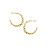 Ellen Beekmans Gouden Oorringen met balletjes