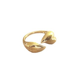 Ellen Beekmans Gouden ring "organic leaves"