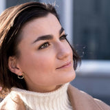 Ellen Beekmans Korte oorstekers met open cirkel