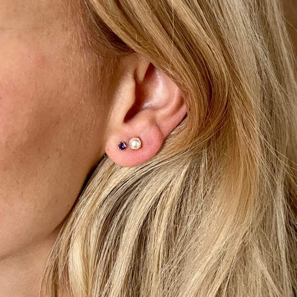 Ellen Beekmans Mini oorstekertje, Paars - Per stuk