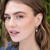 Ellen Beekmans Oorringen met parel