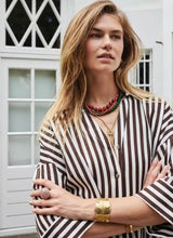 Ellen Beekmans Ring met extra grote gemstone, Warm roze