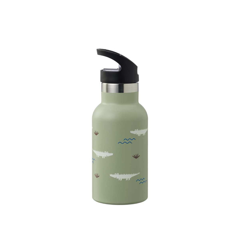 Fresk CROCODILE Thermosfles 350ml met Krokodillen, Groen