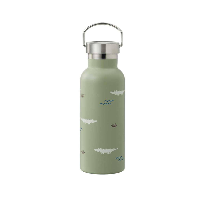 Fresk CROCODILE Thermosfles met Krokodillen, Groen 500ml