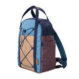 Fresk OUTDOORS Grote Colorblock Rugzak, Blue Shadow
