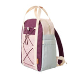 Fresk OUTDOORS Grote Colorblock Rugzak, Cameo Rose