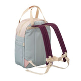 Fresk OUTDOORS Grote Colorblock Rugzak, Cameo Rose