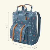 Fresk SHARK Kleine Kinderrugzak met Haaien, Blauw