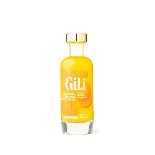 Gili Bio Elixir 200ml, Curcuma, Orange & Elderflower