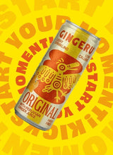 Gingeru Licht bruisende Gemberdrank in blik 250ml, Original ginger
