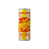 Gingeru Licht bruisende Gemberdrank in blik 250ml, Original ginger