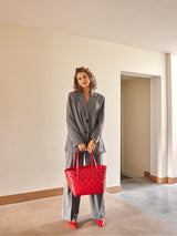 Handed By COLOR MATCH Shopper, Pepper Red