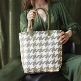 Handed By MAYFAIR Handtas, Olive & Champagne