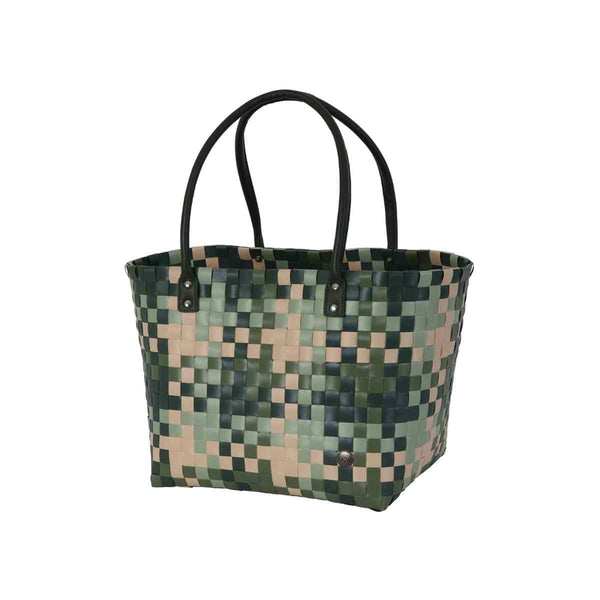 Handed By MINGLE Shopper, Forest green mix