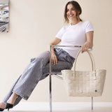 Handed By PARIS Shopper, Pale Grey