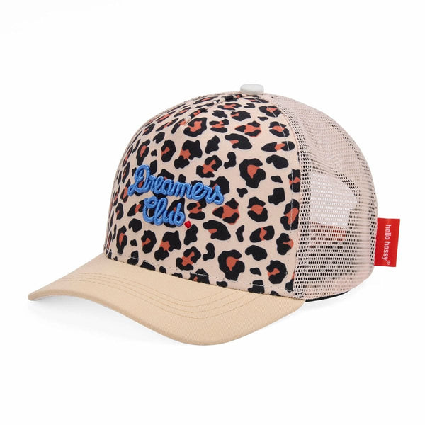 Hello Hossy LEOPARD Trucker Luipaard Pet met gebogen klep, Dreamers Club