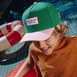 Hello Hossy MINIMALIST Baseball pet met gebogen klep, Green