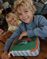 Hello Hossy Snack bag / Lunch bag, Green Stripes