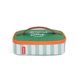 Hello Hossy Snack bag / Lunch bag, Green Stripes