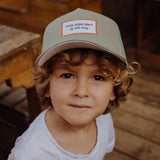 Hello Hossy TRUCKER Pet met gebogen klep, Olive Cool Kids 2-5 jaar