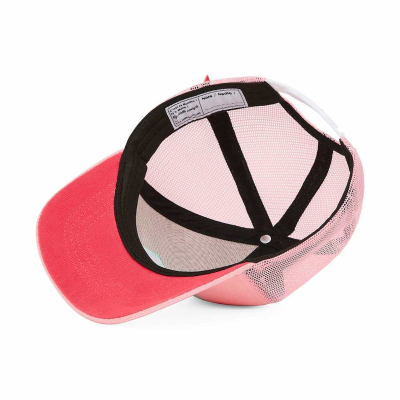 Hello Hossy TRUCKER Pet met gebogen klep, Peony