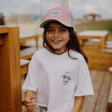 Hello Hossy TRUCKER Pet met gebogen klep, Poppy