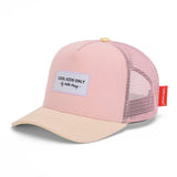 Hello Hossy TRUCKER Pet met gebogen klep, Powder Pink