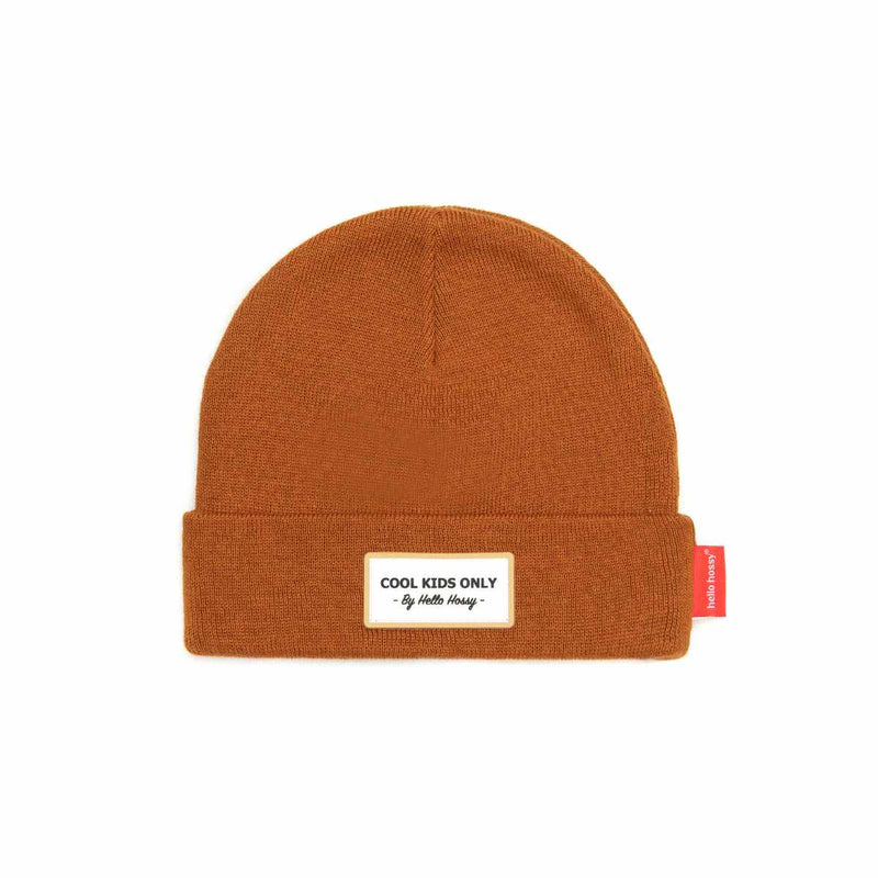 Hello Hossy URBAN Beanie muts, Cacao Cool Kids 9-18 maanden