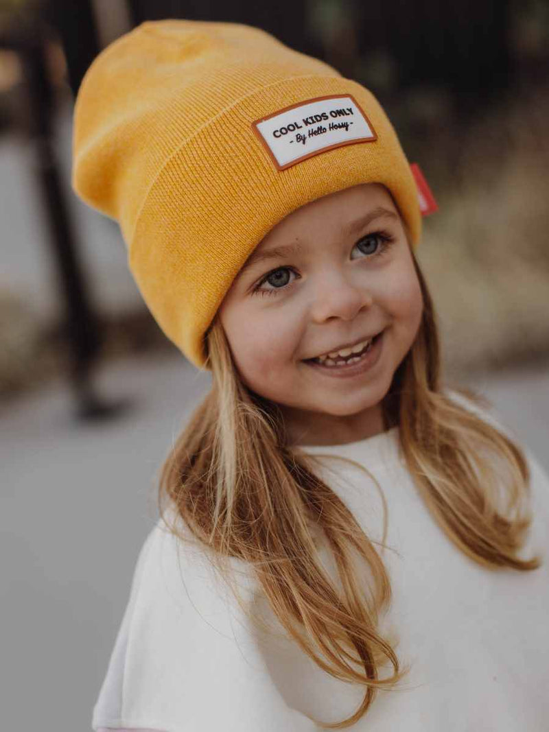 Hello Hossy URBAN CHINÉ Beanie muts, Mustard