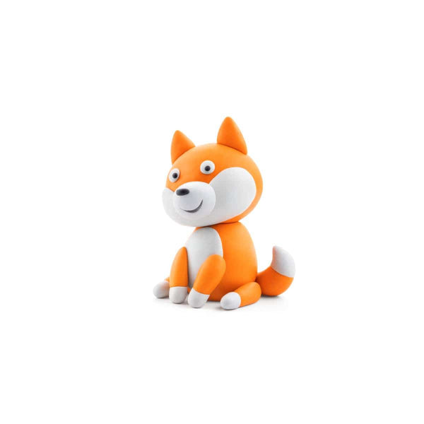 Hey Clay DOG STORY Boetseerklei set voor 1 figuurtje, Shibu Inu