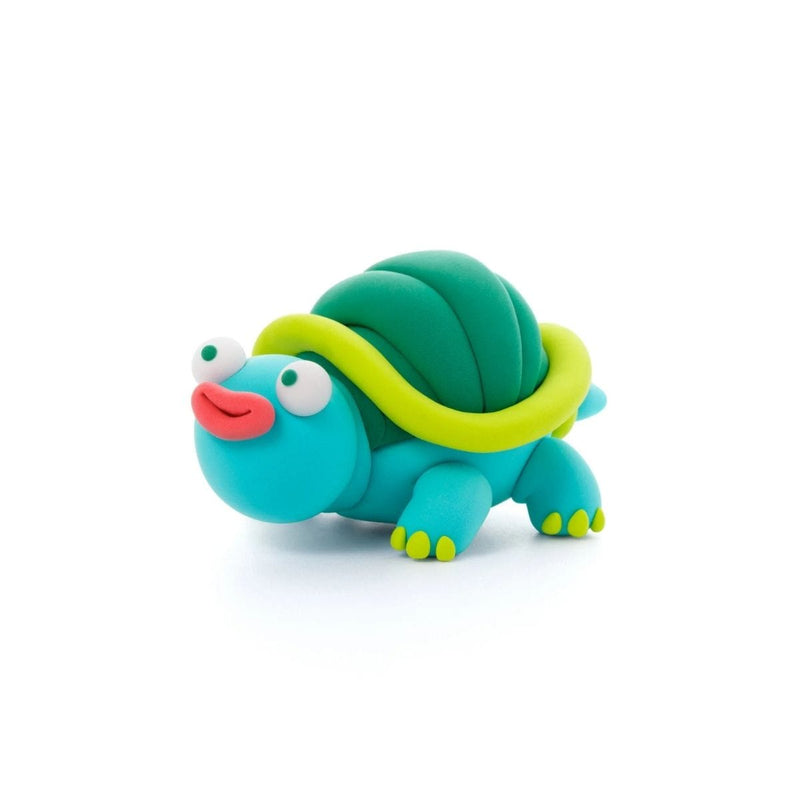 Hey Clay EXOTISCHE DIEREN Boetseerklei set voor 1 figuurtje, Schildpad
