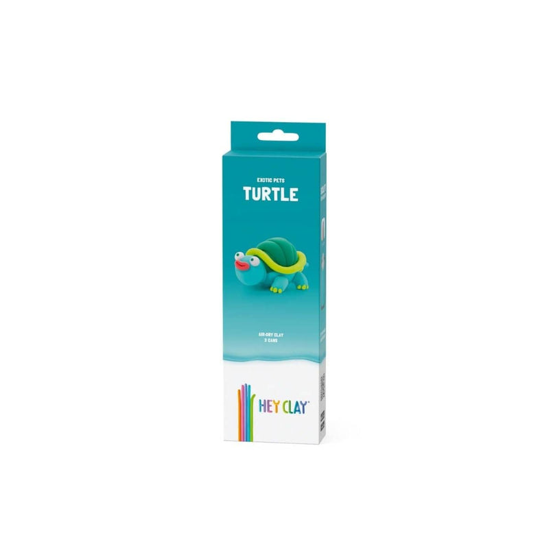 Hey Clay EXOTISCHE DIEREN Boetseerklei set voor 1 figuurtje, Schildpad