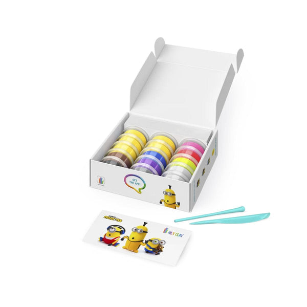 Hey Clay LIMITED EDITION Boetseerklei set voor 6 figuurtjes, Minions