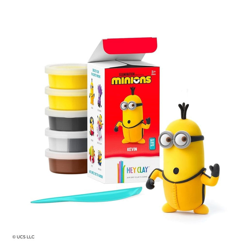 Hey Clay MINIONS Boetseerklei set voor 1 figuurtje, Kevin