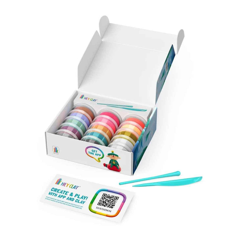 Hey Clay POLAR FUN Boetseerklei set voor 6 figuurtjes