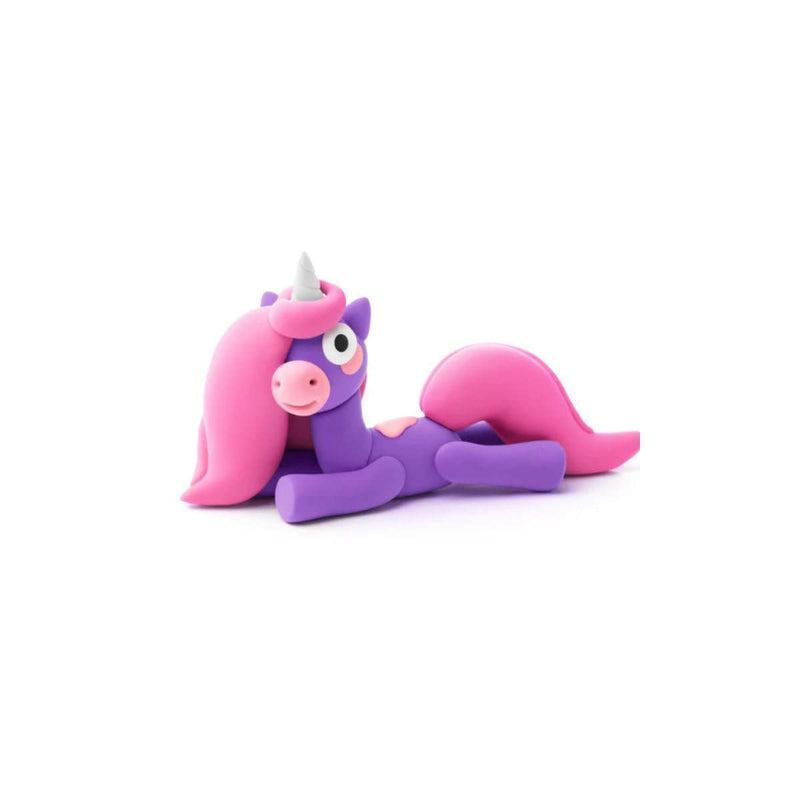 Hey Clay RAINBOW UNICORN Boetseerklei set voor 1 figuurtje, Brighty