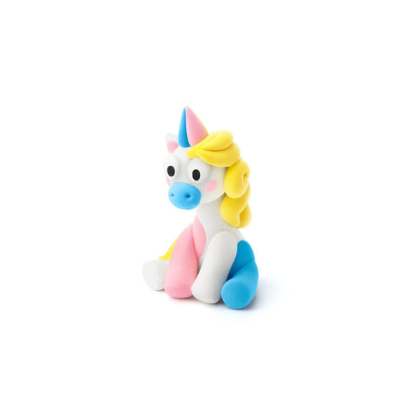 Hey Clay RAINBOW UNICORN Boetseerklei set voor 1 figuurtje, Lighty