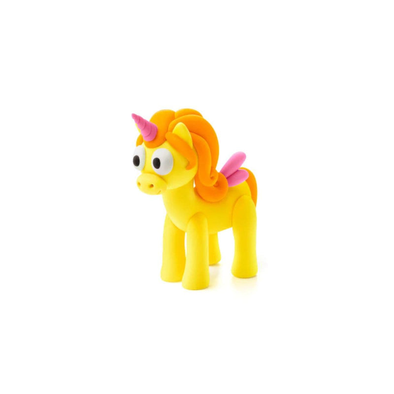 Hey Clay RAINBOW UNICORN Boetseerklei set voor 1 figuurtje, Sunny