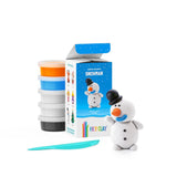 Hey Clay WINTER HOLIDAYS Boetseerklei set voor 1 figuurtje, Snowman