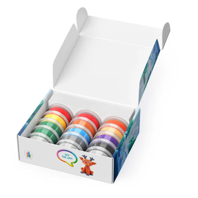 Hey Clay WINTER HOLIDAYS Boetseerklei set voor 6 figuurtjes