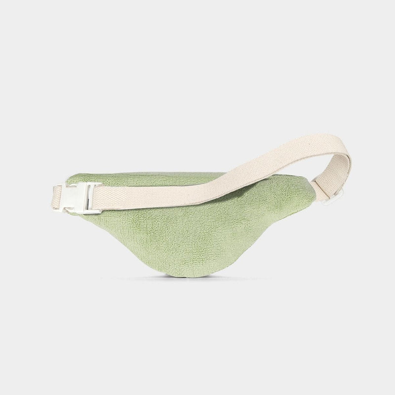 Hindbag AUGUSTIN Heuptas voor Kinderen in Badstof, Amandel Groen