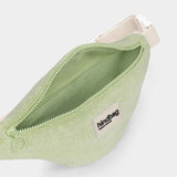 Hindbag AUGUSTIN Heuptas voor Kinderen in Badstof, Amandel Groen