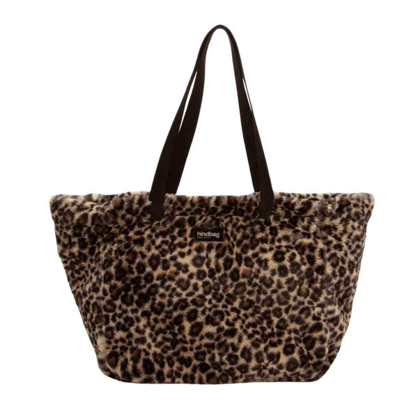 Hindbag CLAUDE Faux Fur Shopper, Luipaard