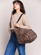 Hindbag CLAUDE Faux Fur Shopper, Luipaard