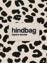 Hindbag CLAUDE Katoenen Shopper, Luipaard Ecru