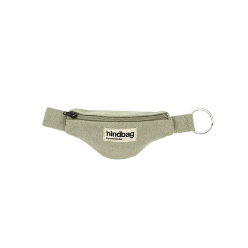 Hindbag CÔME Fannypack Sleutelhanger met rits, Clay Green