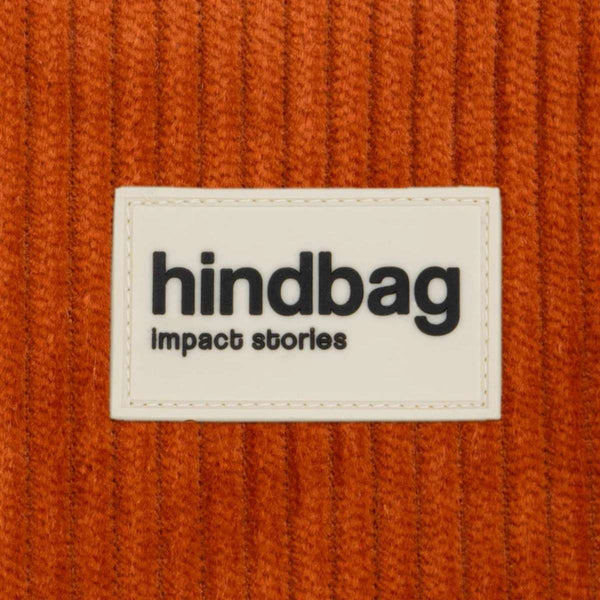Hindbag CÔME Fannypack Velours Sleutelhanger met rits, Brique