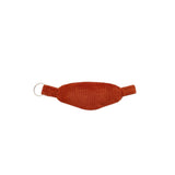 Hindbag CÔME Fannypack Velours Sleutelhanger met rits, Brique